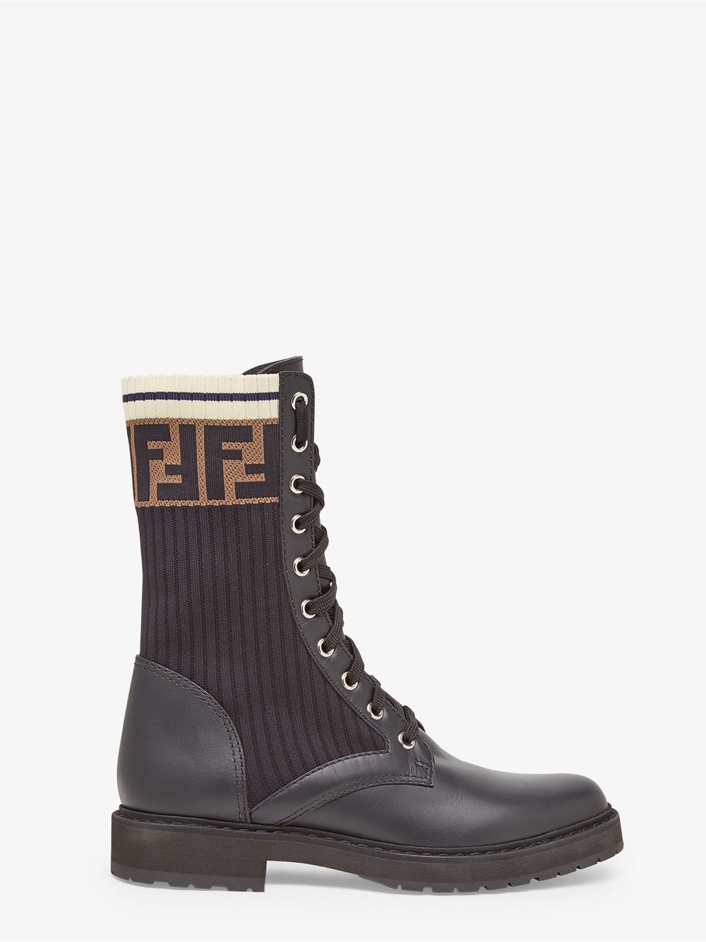 Fendi Rockoko combat boots like new!